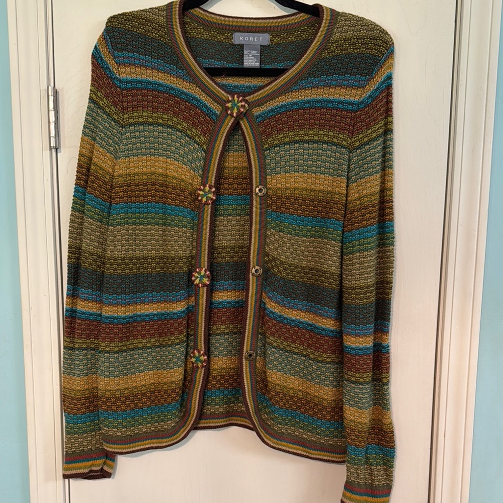 Koret Multicolor Striped Sweater vintage box DUR‎
